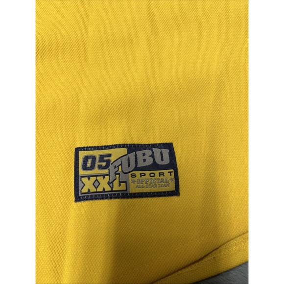 Vintage FUBU Sports Jersey Men's XL Sleeveless Hip Hop Streetwear Embroidered - Picture 4 of 9